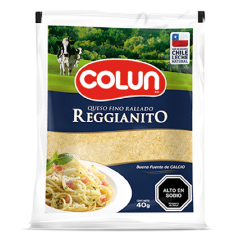 QUESO RALLADO COLUN REGGIANITO 40 GRAMOS