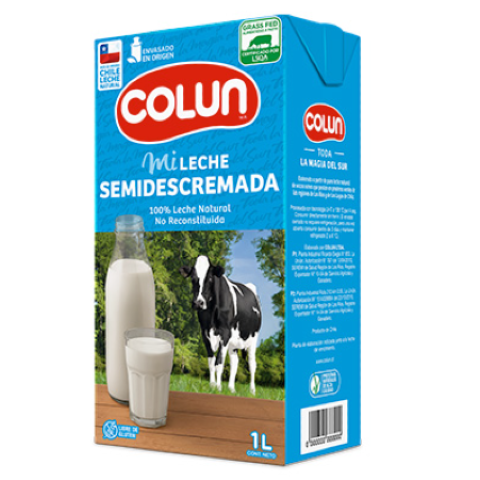 LECHE SEMI DESCREMADA COLUN 1 LT