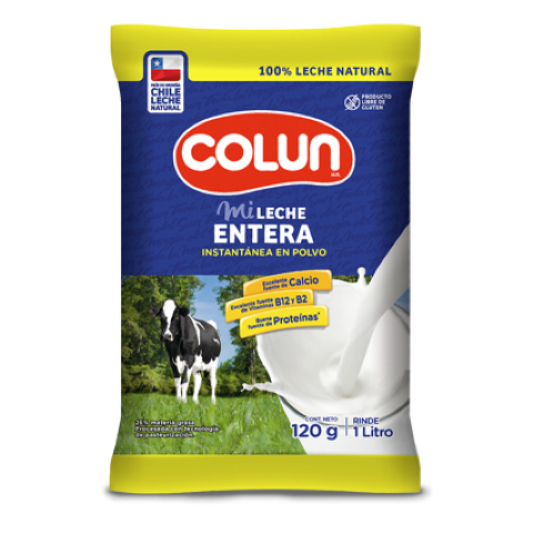 LECHE EN POLVO ENTERA COLUN 120GR
