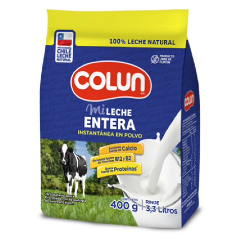 leche en polvo colun 400g