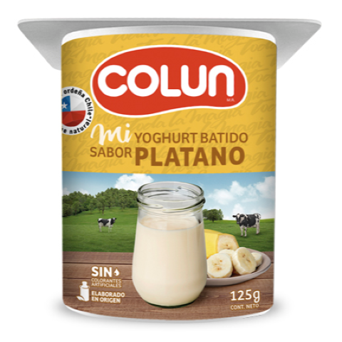 Yogurt Batido Platano 125 g