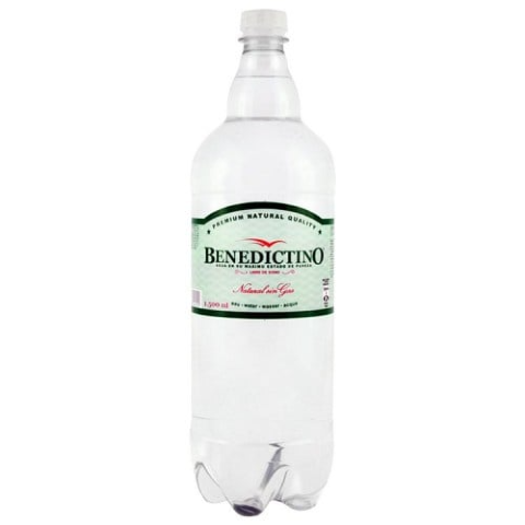 BENEDICTINO NATURAL SIN GAS 1.5 LT