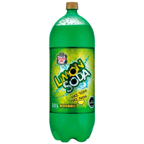 Limon Soda Desechable 3 Lt.