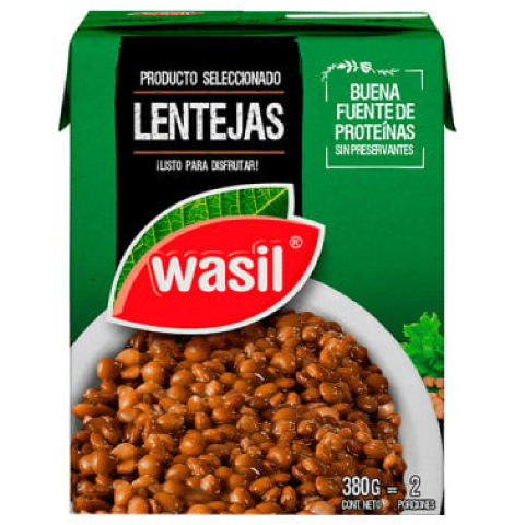 Lentejas 6 mm Wasil 380 Grs.
