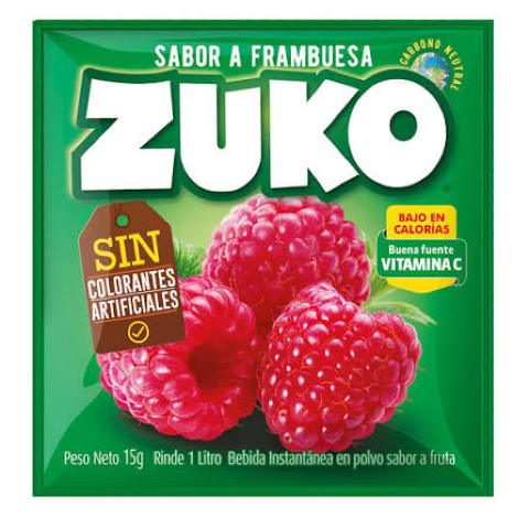 JUGO ZUKO FRAMBUESA 15G
