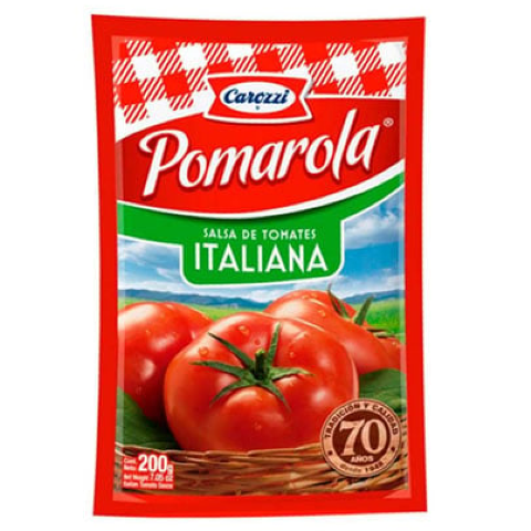 SALSA CAROZZI POMAROLA 200 GRS DOY/P