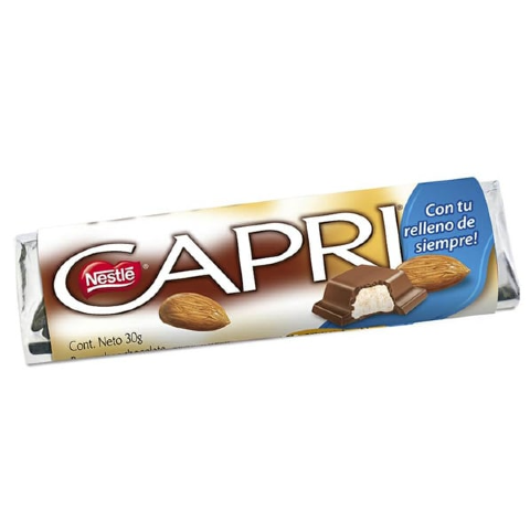 CHOCOLATE CAPRI ALMENDRA 30GR.