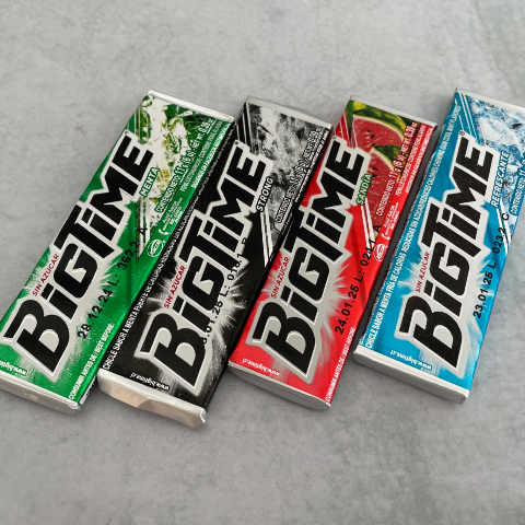 CHICLE BIG TIME MENTA FUERTE