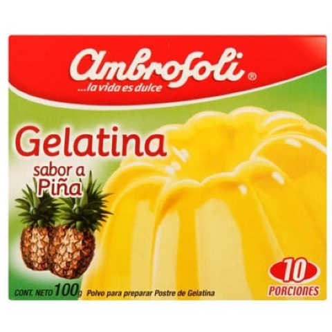 GELATINA PIÑA AMBROSOLI 100G