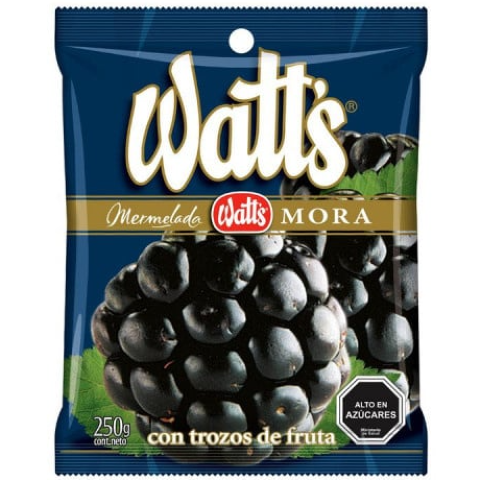 Mermelada Watt´s Mora 250 Grs.