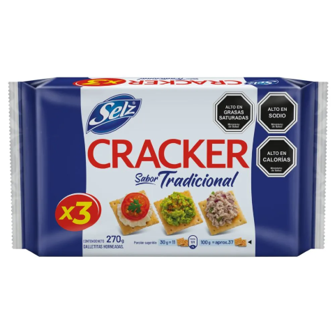 Selz Cracker tradicional tripack