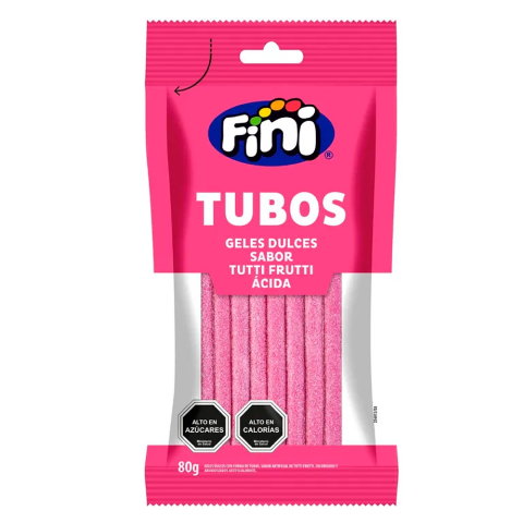 TUBOS FINI TUTTI FRUTTI ACIDA 80G