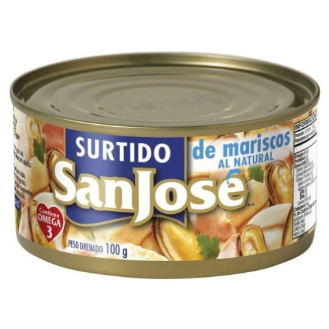 San jose surtido de mariscos al natural 100.g
