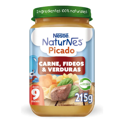 Picado Carne Fideos y Verduras Nestle 205g