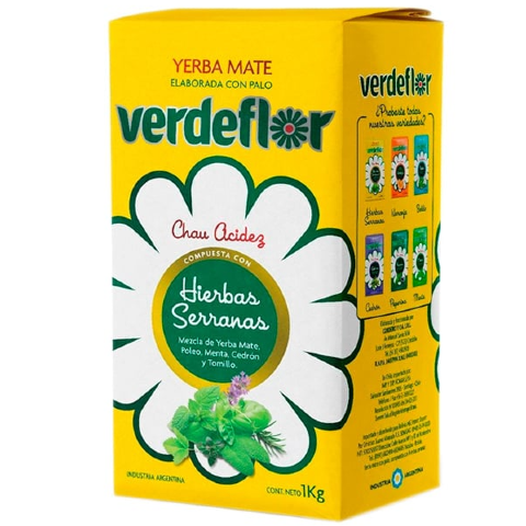 YERBA MATE VERDE FLOR 500G