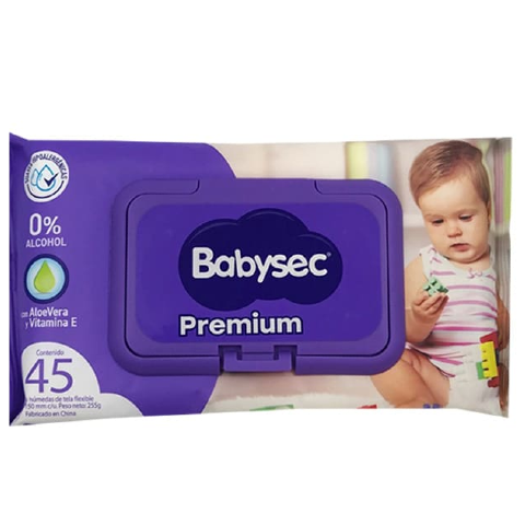 TOALLA HUMEDAS BABYSEC  45U