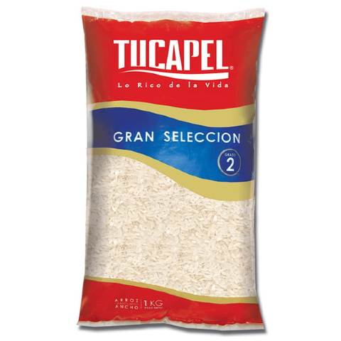 Arroz Tucapel  Grado 2  1 kg.