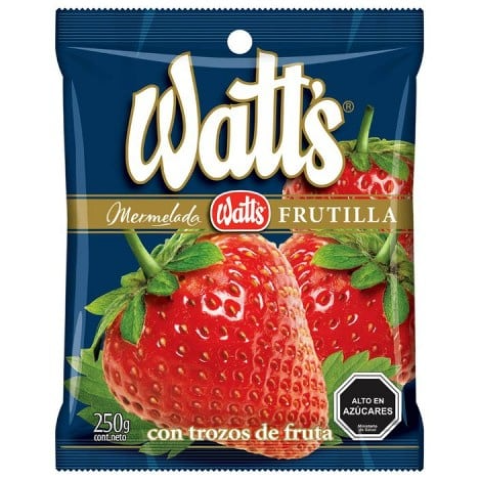 Watts mermelada frutilla 225 g