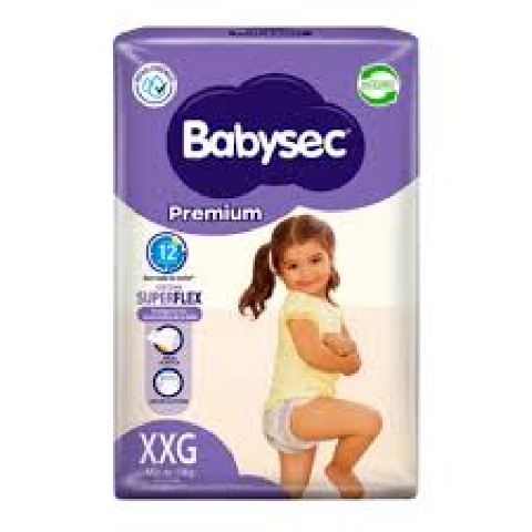 Pañales Babysec XXG 14 U.