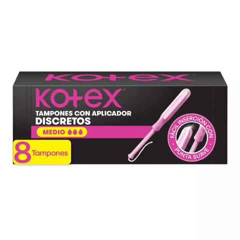 Tampones Kotex Super 8 U.