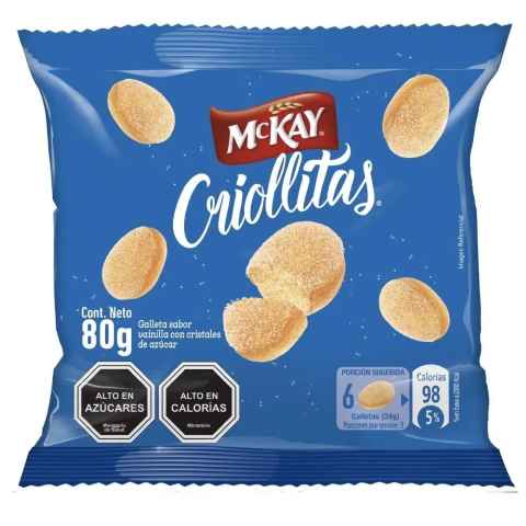 CRIOLLITAS MCKAY 80g