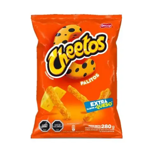 Cheetos Palitos Queso 250 Grs.