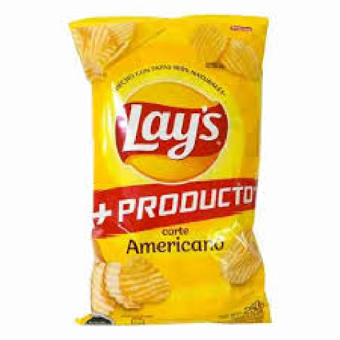 Papas fritas Lays corte americano 250.g