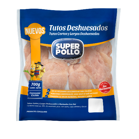 TUTOS DESHUESADOS SUPER POLLO 700G