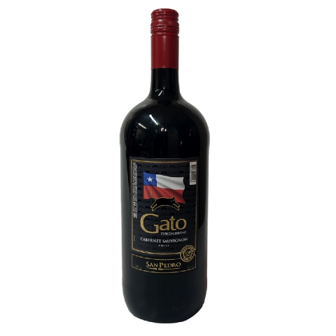 VINO BOTELLON 1.500 CC GATO NEGRO