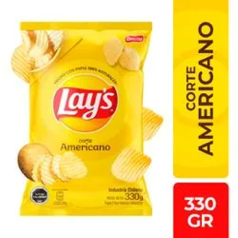 Lays corte americano 330 g.