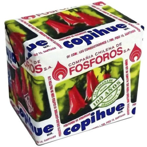 CAJA DE FOSFOROS COPIHUE