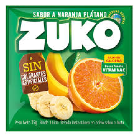 JUGO ZUKO NARANJA 15G