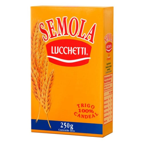 SEMOLA LUCCHETTI 250 GRAMOS