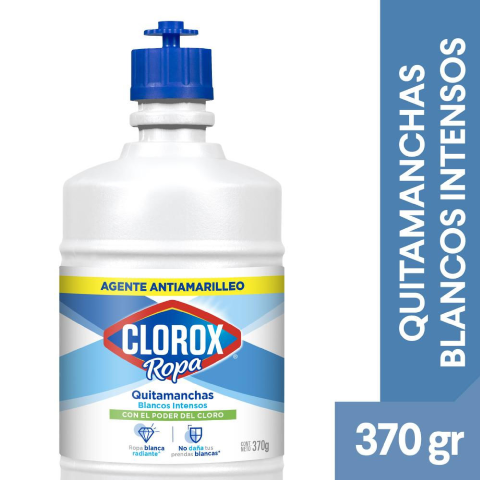 Clorox Ropa Quitamanchas Blancos Intensos 370 Grs.