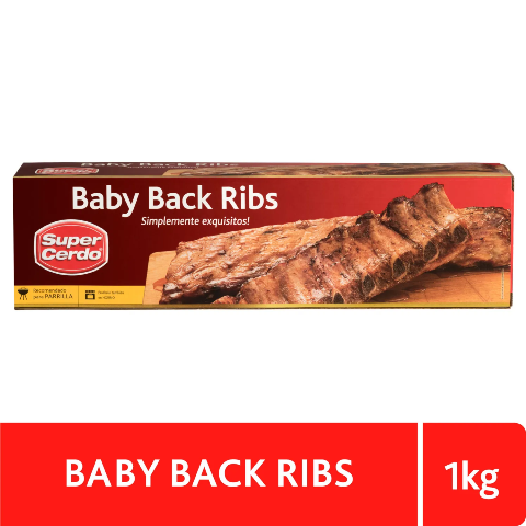 Baby Back Ribs Super Cerdo 1k