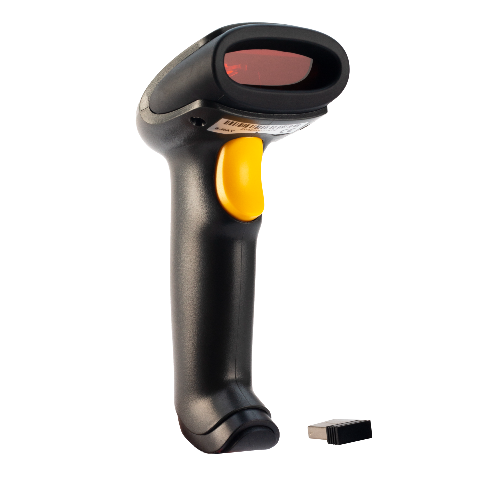 Lector de Código de Barra Inalambrico Laser 1D, Incluye Dongle Bluetooth y cable usb para cargar Modelo 8-RAY Wireless Marca ONE