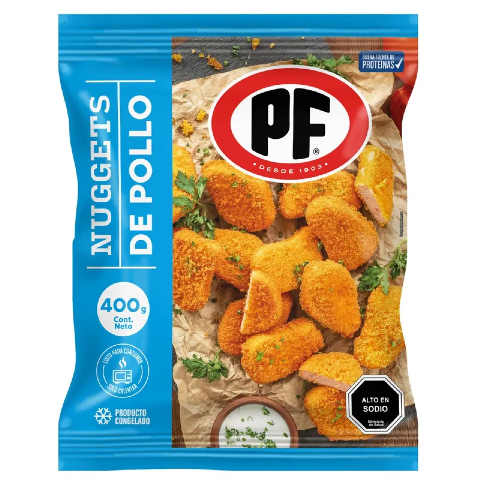 NUGGETS DE POLLO PF 400G