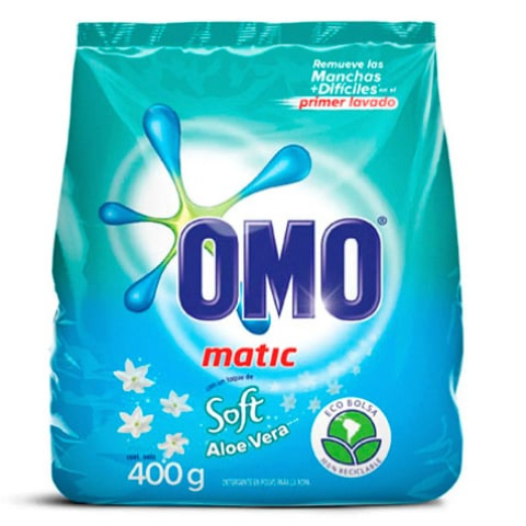 Deterg. Omo Matic Soft 400 Grs.