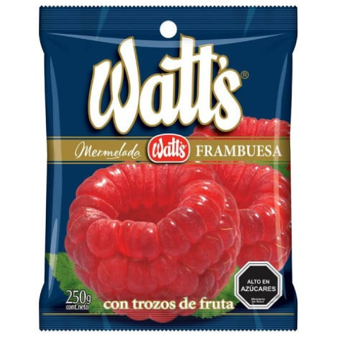 watts mermelada de frambuesa